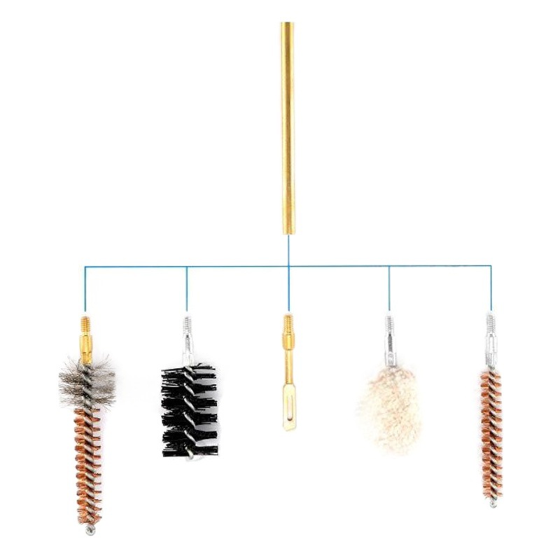 Traje de dragado de barril de nylon transfronterizo Kit de limpieza de cepillo de barril herramienta de limpieza de pistola de Amazonas