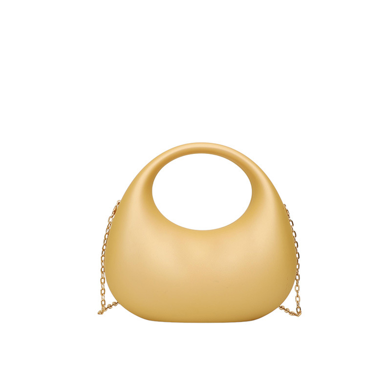 Bolsa de cadena de textura de alta calidad 2025 verano nuevo bolso retro bolso de hombro esmerilado bolso de mensajero acrílico mujer