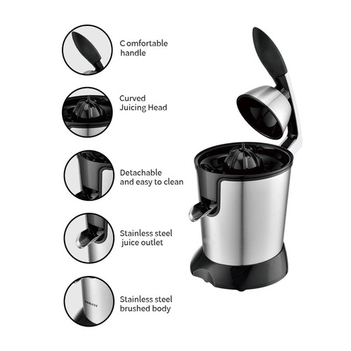 US standard 110v Taiwan juice machine stainless steel hand-pressed electric juice machine lemon orange juice separation cooking machine