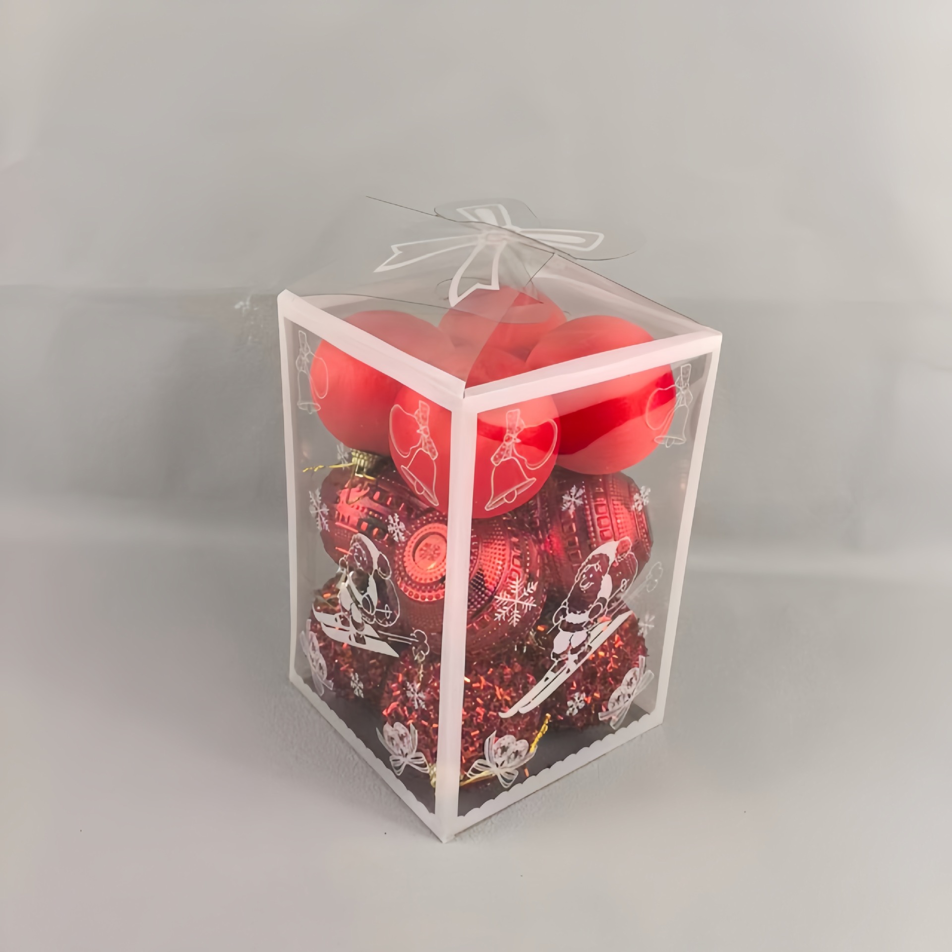 Nuevos adornos de Navidad transfronterizos colgantes bolas de Navidad set bolas de Navidad colgantes de árbol de Navidad caja de regalo bolas de Navidad P