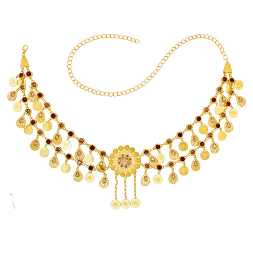Factory Direct Sales Alloy Fashion Belly Dance Waist Chain Crystal Metal Acrylic Exquisite Belt Accessory Wholesale Women