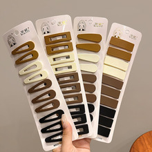 10件套装韩版新款简约气质刘海发夹女侧边bb夹前额碎发发卡夹子女