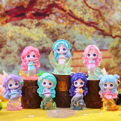 Dreamy Mermaid Blind Box Figure Manufacturer Mermaid Legend Plush Ornament Creative Girl Desk Decor