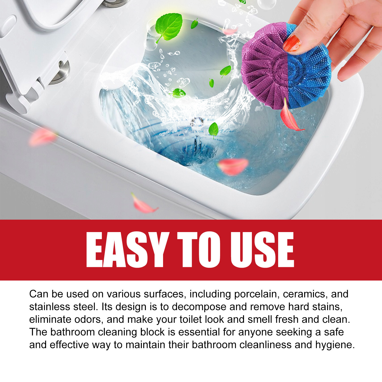 Jaysuing  馬桶清潔塊  潔廁塊除臭除垢尿漬去異味家用馬桶清潔塊