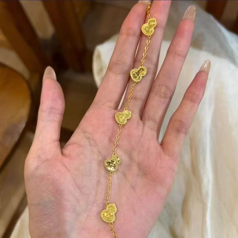 高颜值葫芦手链女轻奢小众精致手饰气质百搭高级感手镯配饰|undefined