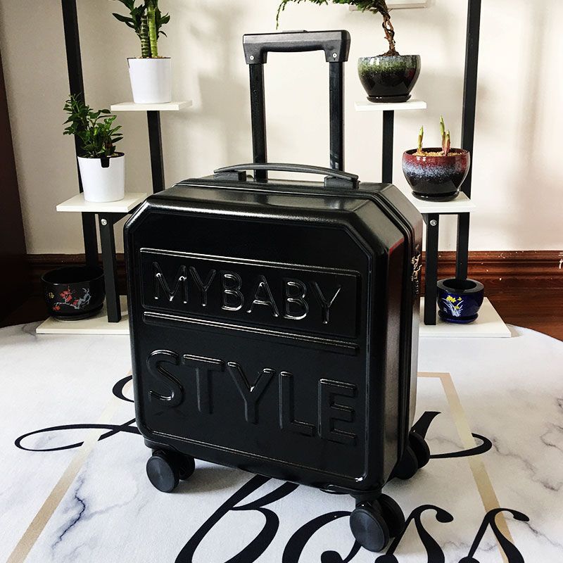 Luggage Small Student Version Travel Airplane Retro Internet Celebrity Lightweight Multi-Functional Durable Foreign Trade Portable Suitcase
