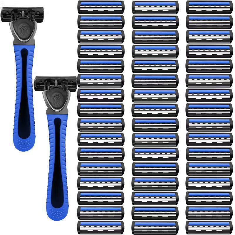 Three-Layer Razor Manual Shaving Razor Men's Manual Razor Blade Shaving Tool
