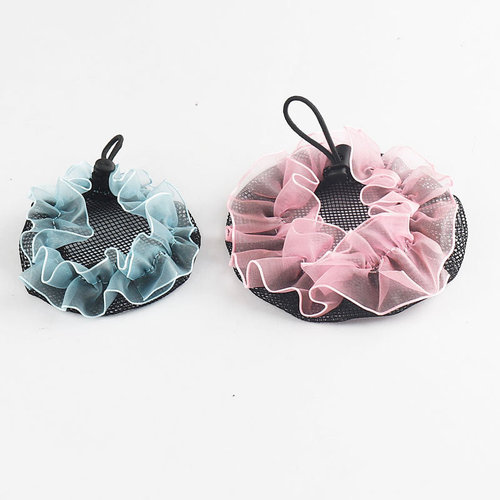 Ballet Latin Dance Hair Net Female Dance Exam Hair Net Bowl Head Flower Children Buns Hair Styling Tool Head Accessory