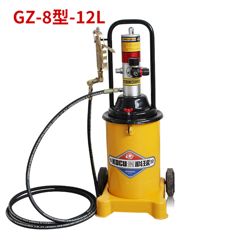 Keqiang GZ - 8 pistola de mantequilla neumática inyector de aceite de alta presión GZ-A9 excavadora de mantequilla 85B bomba de mantequilla de cabeza grande 9T