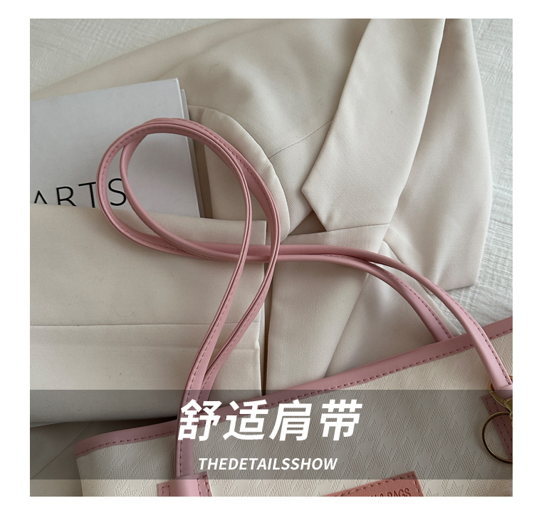 New simple and casual tote bag wholesale, cross-border shopping, commuting, armpit bag, large capacity, trendy and fashionable shoulder bag undefined