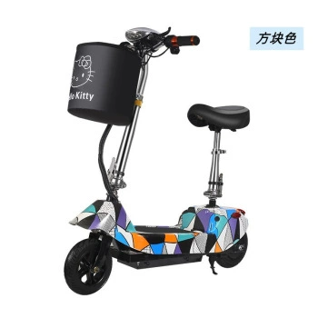electric vehicle, Qatlanan elektrik skuterlər - square-shaped-24v-brushed-motor-8a-lead-battery-approximately-10km-range