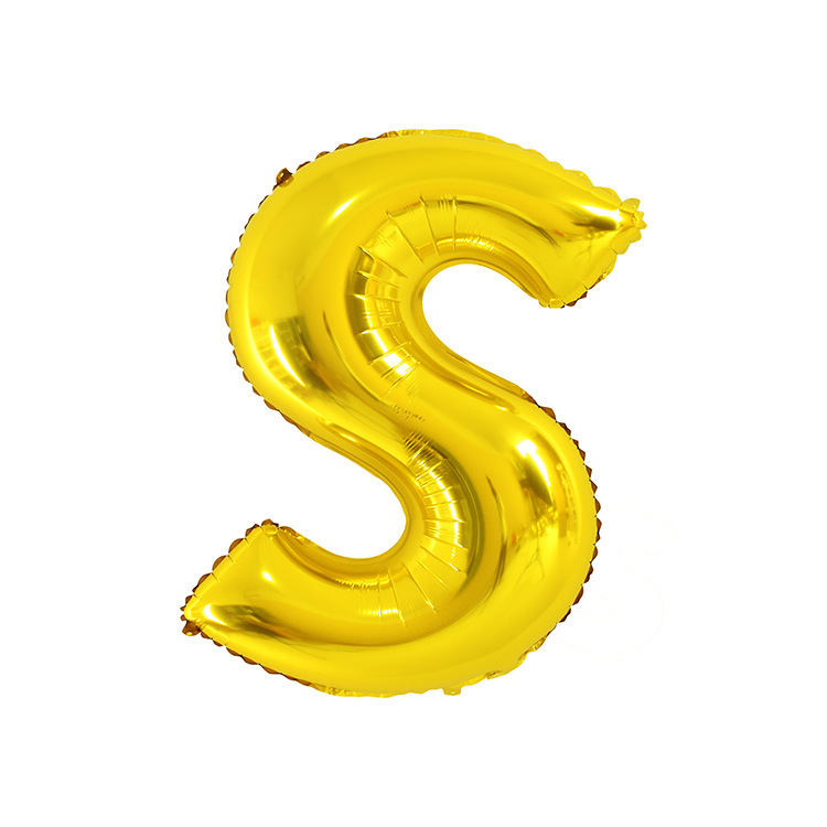 32 pulgadas 40 pulgadas 16 pulgadas inglés carta globo de aluminio fiesta de cumpleaños decoración de la boda papel de aluminio globo escena diseño