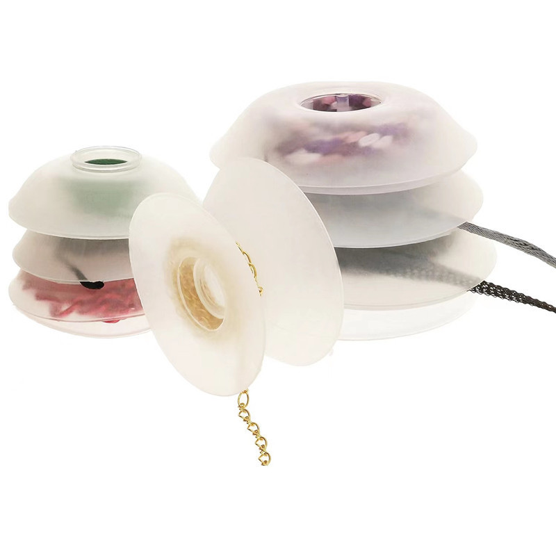 DIY Jewelry Transparent Spool of Thread Kumihimo/Macrame Soft Thread Spool Beaded Bracelet Weaving Storage Antique DIY Jewelry Transparent Spool of Thread Kumihimo/Macrame Soft Thread Spool Beaded Bracelet Weaving Storage Antique