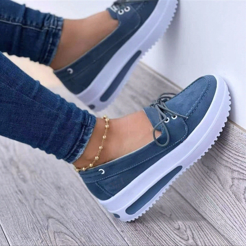 Spring 2024 New Cross-border Foreign Trade Wholesale Daily Casual Shallow Mouth Middle Heeled Platform Cake Heeled Women's Casual Shoes Spring 2024 New Cross-border Foreign Trade Wholesale Daily Casual Shallow Mouth Middle Heeled Platform Cake Heeled Women's Casual Shoes