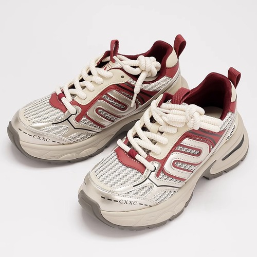 Hong Style Shows Small Feet, Increases Height, Thick Sole Dad Shoes for Women, Spring and Autumn Versatile, Super Hot Casual Sports Shoes