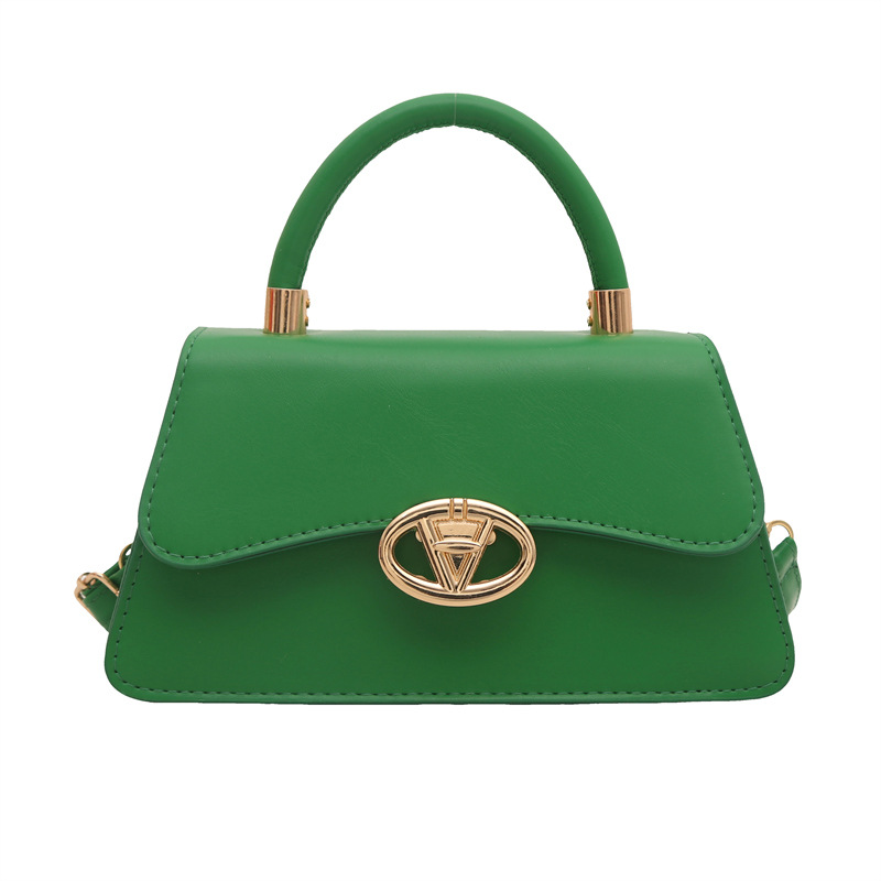 Bolso de hombro femenino 2025 elegante color sólido estilo minimalista