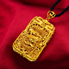 Pendant, copper golden necklace, Tieguanyin tea, wholesale