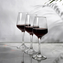 跨境水晶玻璃红酒杯强化耐用透明葡萄酒杯亚马逊大号勃艮第高脚杯
