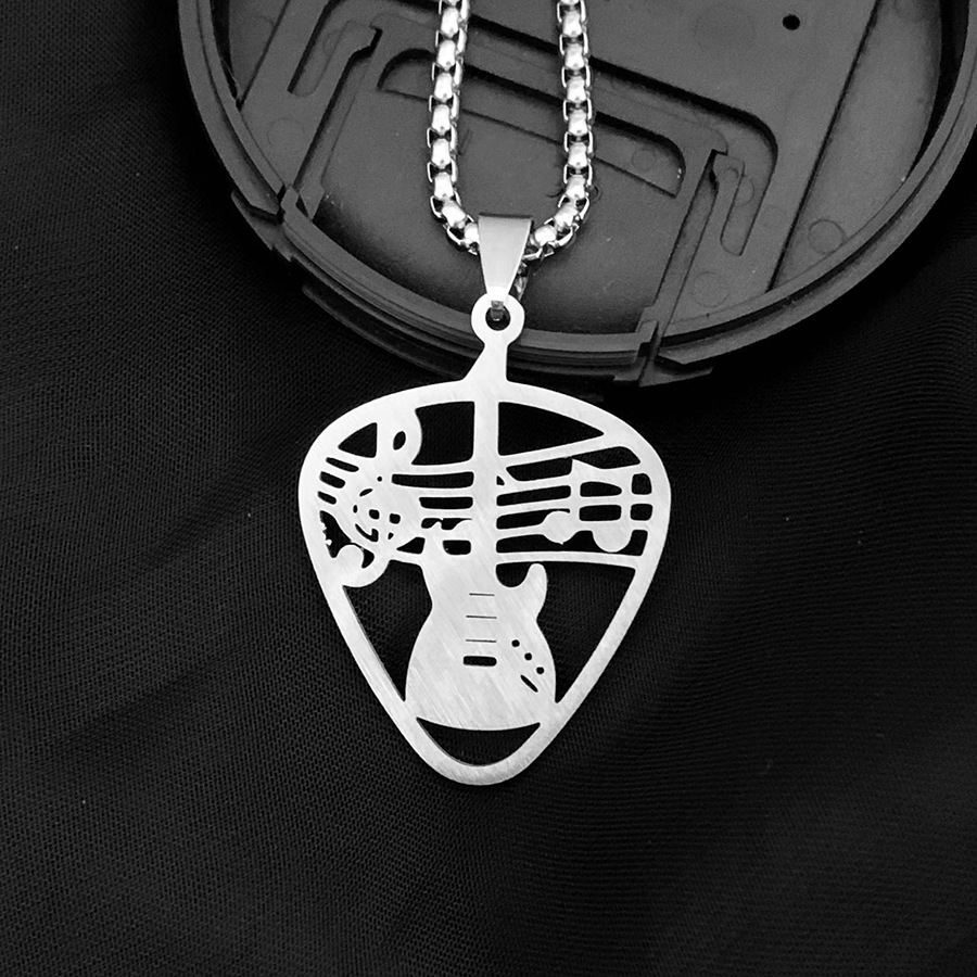 Hollow Guitar Pick Necklace Image 5