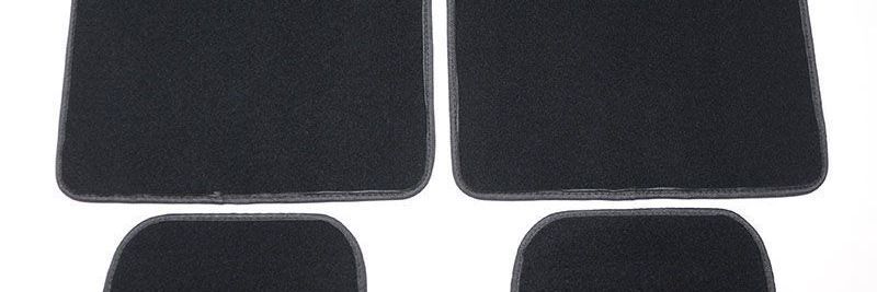 Car mat for cleaning, anti-slip, anti-dirt, easy to clean, full protection mat, TPE wrap-around mat, suitable for cars, with a velvet surface
