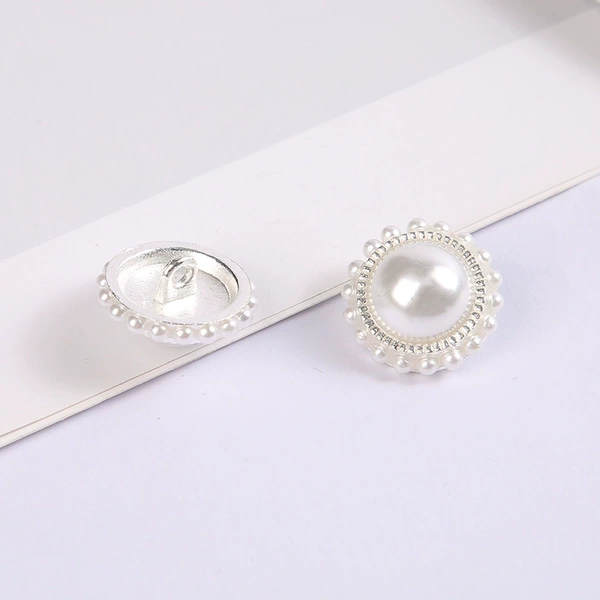 18mm silver bottom side bead buckle