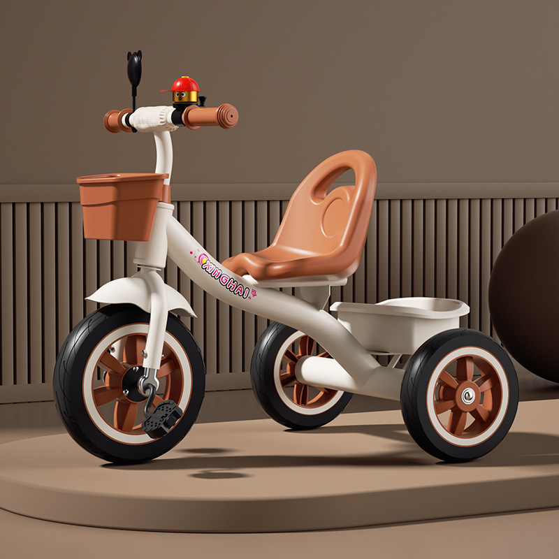 Triciclo infantil 1 - 3 - 2 - 6 años de edad, carro de bebé grande, bicicleta, carro de jardín de infantes image 24