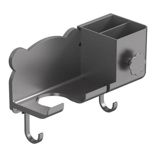 Hair dryer rack without drilling, bathroom hair dryer holder, shower hair dryer stand, storage rack, wall-mounted hair dryer bracket