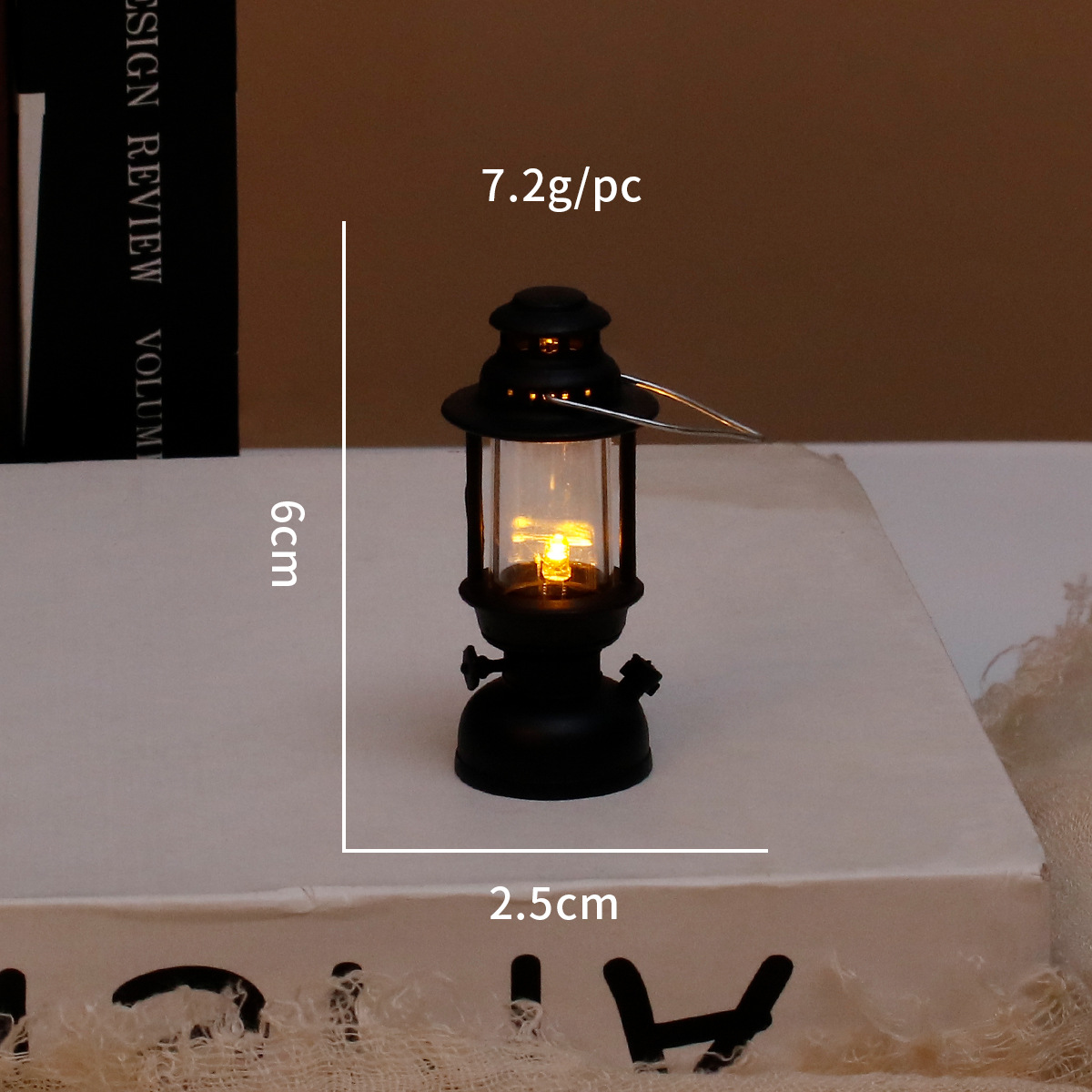 Vintage lámpara de queroseno vela electrónica luz de noche ambiente navideño vela led decoración decoración de mesa