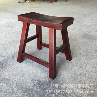 实木茶桌复古中式桌面茶台实木餐桌家用长凳吧台桌书桌长椅
