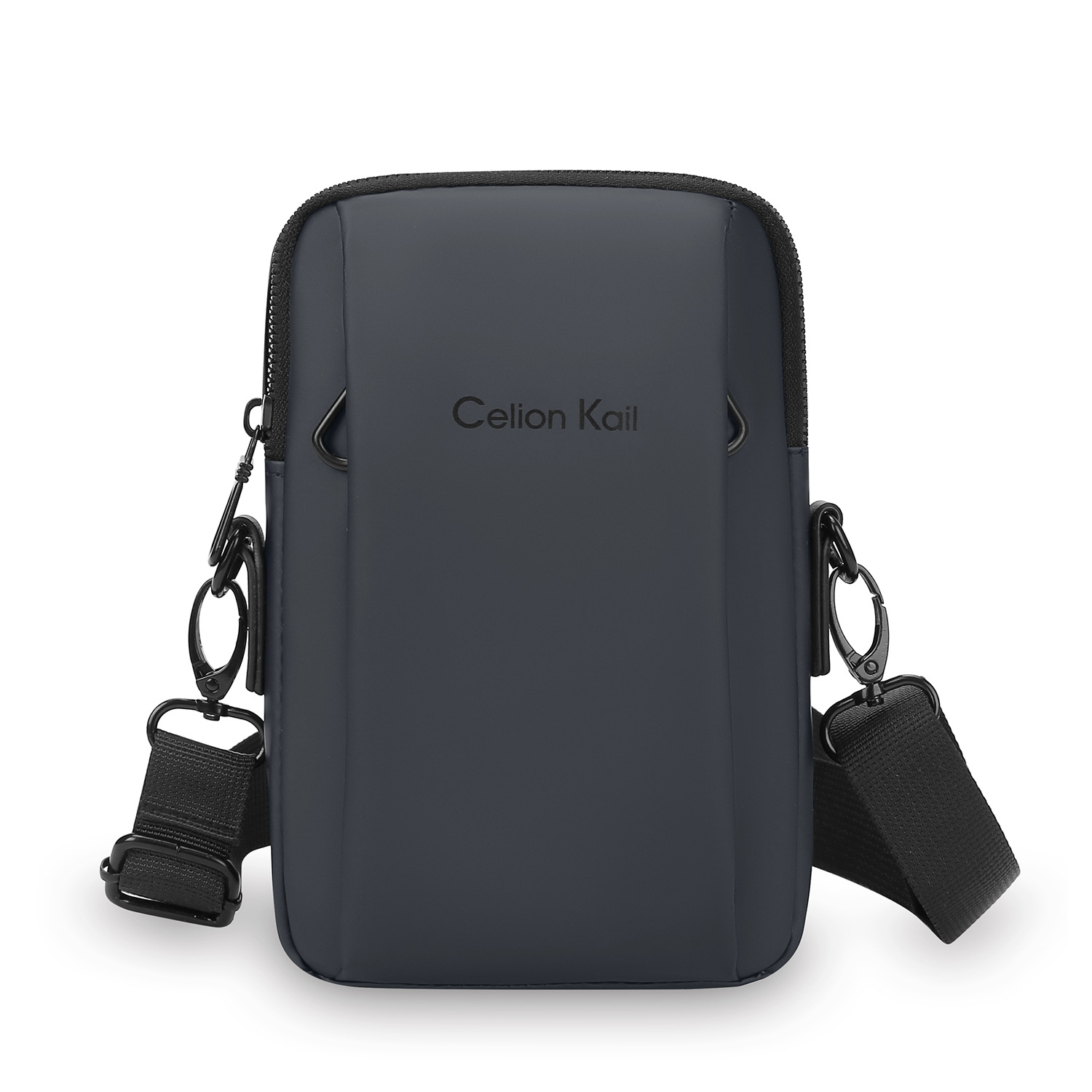 2025 primavera nuevo estilo hombre riñonera vertical impermeable y resistente al desgaste casual todo-fósforo monedero deporte bandolera