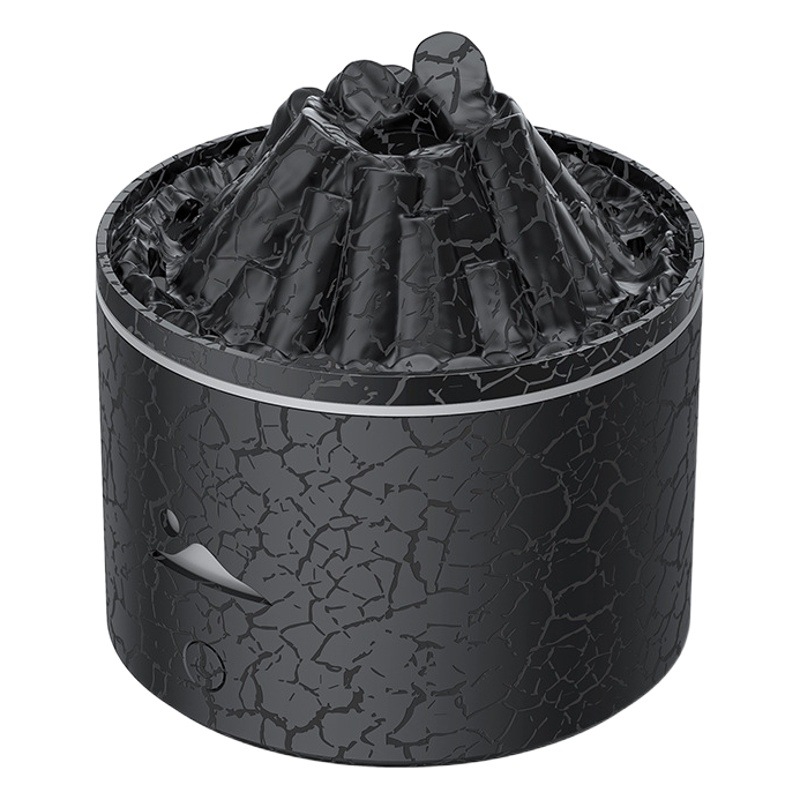 Creativa mini lava fuego máquina de aromaterapia de carbón pequeño hogar USB colorido atmósfera anillo de humo llama humidificador transfronterizo