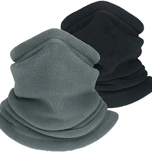 Fleece scarf, multi-purpose warm hat, polar fleece cold-proof hood, men's outdoor cycling neck gaiter, women's scarf, winter hiking