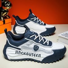 2025新款韩版潮流老爹鞋厚底内增高休闲运动鞋春季软底网面跑步鞋