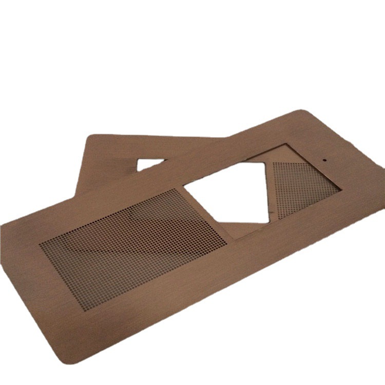 铝合金pvd真空镀咖啡金 五金真空电镀 表面电镀金加工