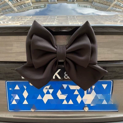 for Goddess Use, Car ornaments - high-quality-space-cotton-material-2428cm-black-bow