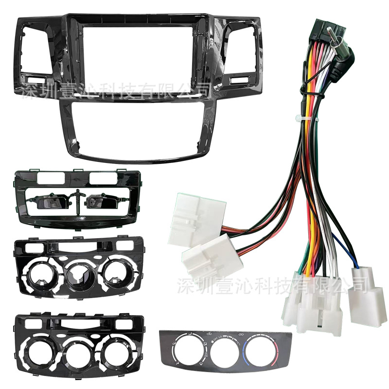Suitable for 08-14 Toyota Hilux Vigo Android Large Screen Navigation Face Frame Central Control