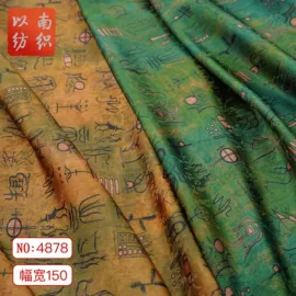 色织、提花布;印花、扎染布;涤纶面料