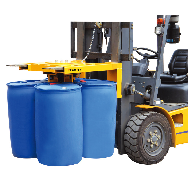 TENDERLY泰得力叼扣式叉车（吊车）专用多桶搬运夹DG4L,LG4L