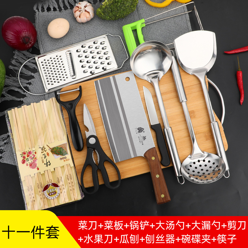 식칼, 도마, 숟가락, 주걱 11종세트-60°위 -18cm-130mm