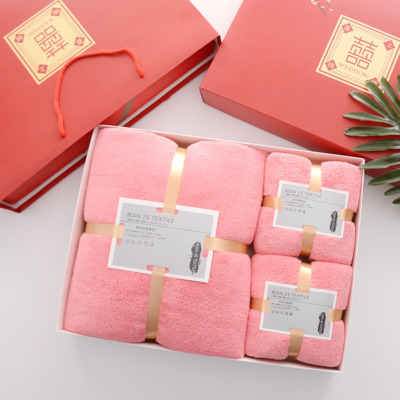 coral velvet gift box