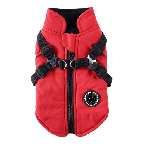 Dog clothes winter outfit Labrador thick cotton coat for small medium large dogs pet Golden Autumn Winter cotton coat harness