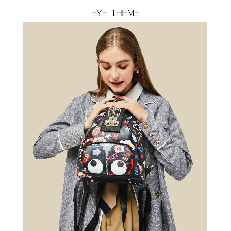 Bolsos para mujer, nueva mochila de viaje informal para estudiantes de marca de moda ins de estilo coreano de alta gama, mochila 1733 #