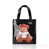 One-shoulder bag, cartoon square organizer bag, book bag PVC for mother and baby, with little bears