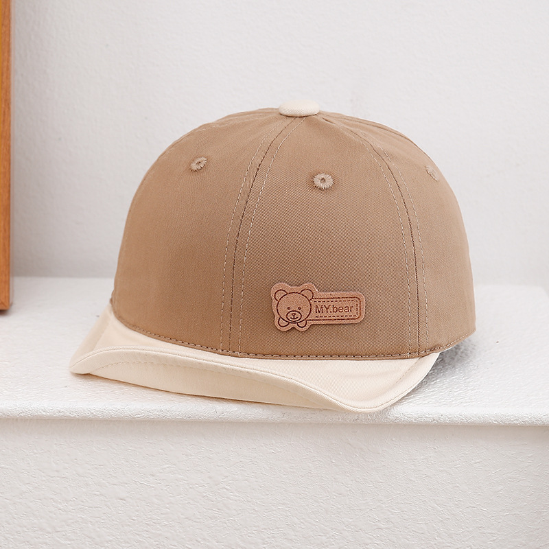 Sombreros para bebés lindos gorras de lengua de goma suave primavera / otoño / invierno gorras de béisbol para bebés varones y niñas sombreros de algodón versátiles