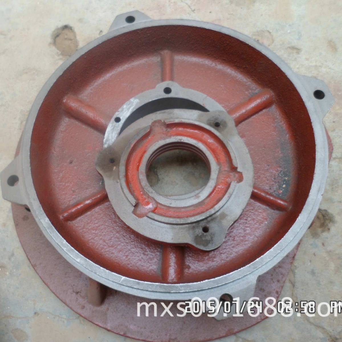 厂家供应电机端盖带注油孔的 Y2-160-4电机立式法兰端盖卧式端盖