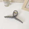 Acrylic hairgrip, big crab pin, hair accessory, shark, hairpins, simple and elegant design, South Korea, wholesale