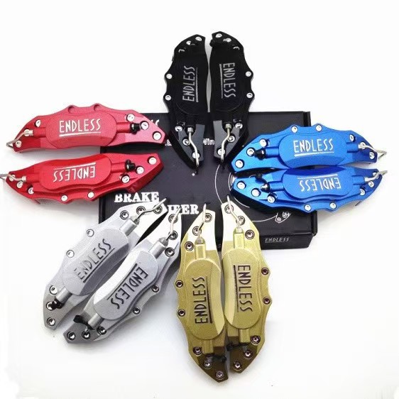 Universal brake caliper cover modification parts for cars, aluminum alloy painted car accessories, caliper cover wholesale