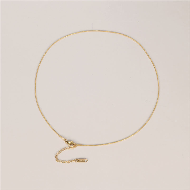 Necklace Classification Fashion Geometric Titanium Steel Plating Necklace 1 Piece