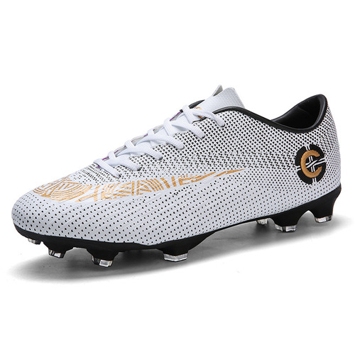 Cross-border foreign trade 2040 football shoes for men and women leather large size long nails broken nails youth training shoes adult sneakers