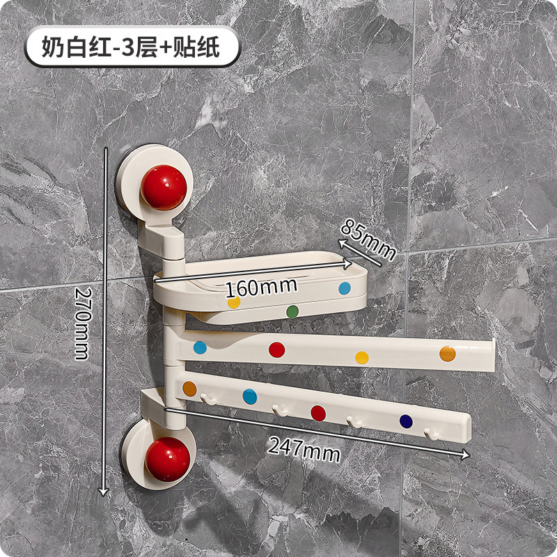 吸盤回転石鹸ケース壁掛け式穴なし石鹸ケース棚2025新型トイレ多層アスファルト|undefined